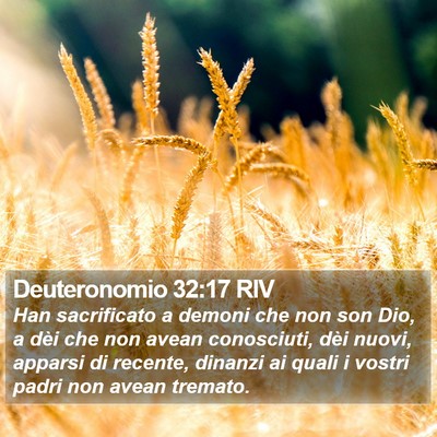 Deuteronomio 32:17 RIV Bible Verse Image