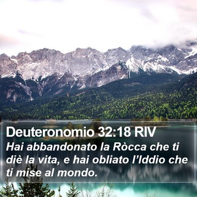 Deuteronomio 32:18 RIV Bible Verse Image