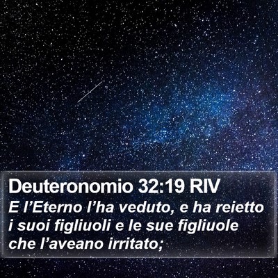 Deuteronomio 32:19 RIV Bible Verse Image