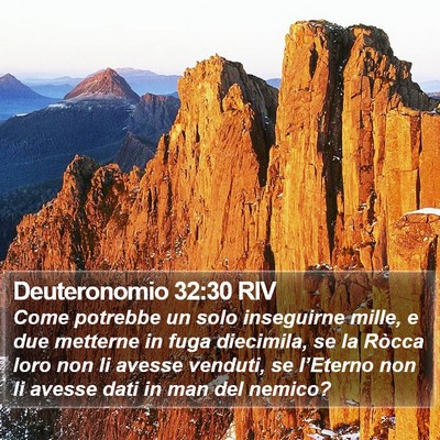 Deuteronomio 32:30 RIV Bible Verse Image