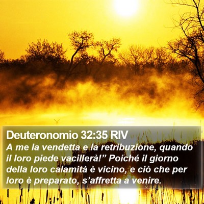 Deuteronomio 32:35 RIV Bible Verse Image