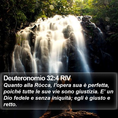 Deuteronomio 32:4 RIV Bible Verse Image