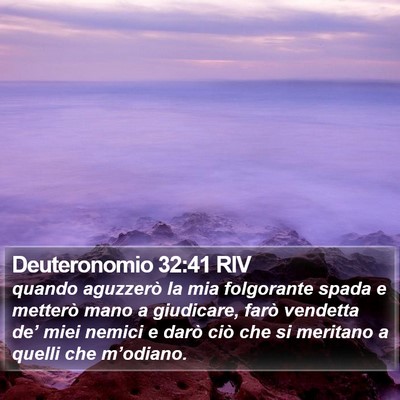 Deuteronomio 32:41 RIV Bible Verse Image