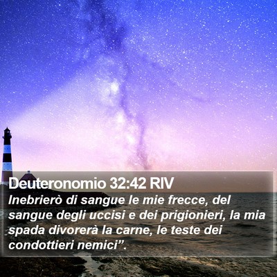 Deuteronomio 32:42 RIV Bible Verse Image
