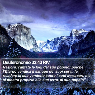 Deuteronomio 32:43 RIV Bible Verse Image