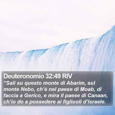 Deuteronomio 32:49 RIV Bible Verse Image