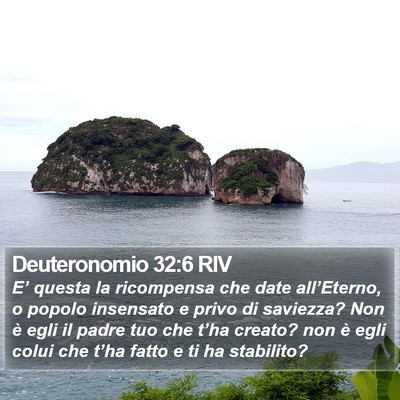 Deuteronomio 32:6 RIV Bible Verse Image