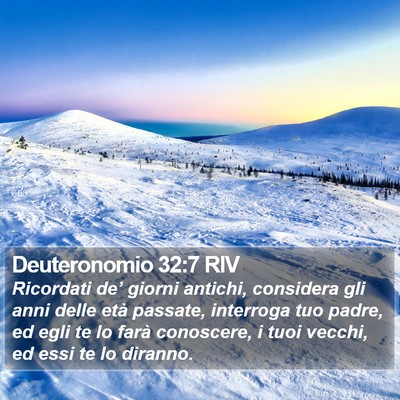 Deuteronomio 32:7 RIV Bible Verse Image