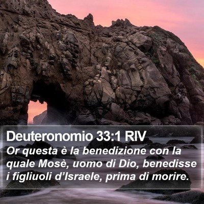 Deuteronomio 33:1 RIV Bible Verse Image