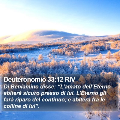 Deuteronomio 33:12 RIV Bible Verse Image