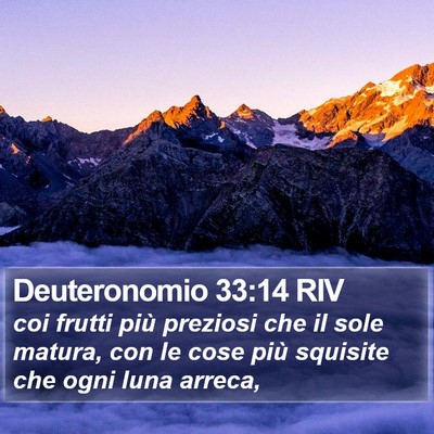 Deuteronomio 33:14 RIV Bible Verse Image