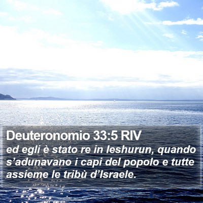Deuteronomio 33:5 RIV Bible Verse Image