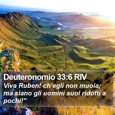Deuteronomio 33:6 RIV Bible Verse Image