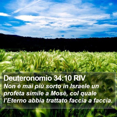 Deuteronomio 34:10 RIV Bible Verse Image