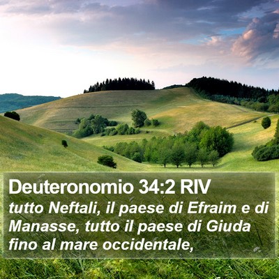 Deuteronomio 34:2 RIV Bible Verse Image