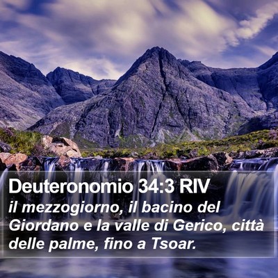Deuteronomio 34:3 RIV Bible Verse Image