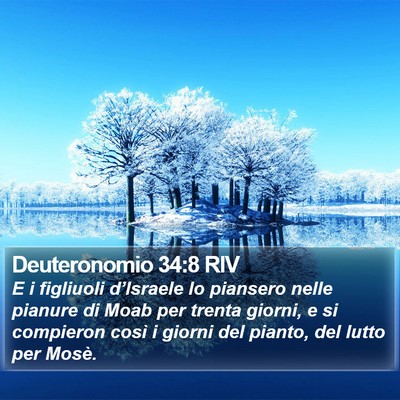 Deuteronomio 34:8 RIV Bible Verse Image