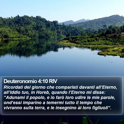 Deuteronomio 4:10 RIV Bible Verse Image