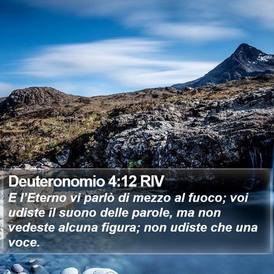 Deuteronomio 4:12 RIV Bible Verse Image