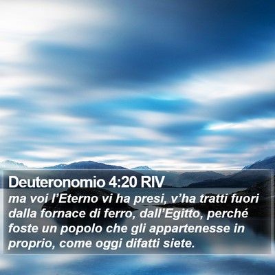 Deuteronomio 4:20 RIV Bible Verse Image