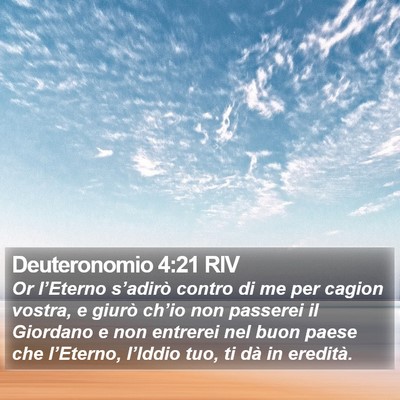 Deuteronomio 4:21 RIV Bible Verse Image