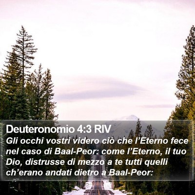 Deuteronomio 4:3 RIV Bible Verse Image
