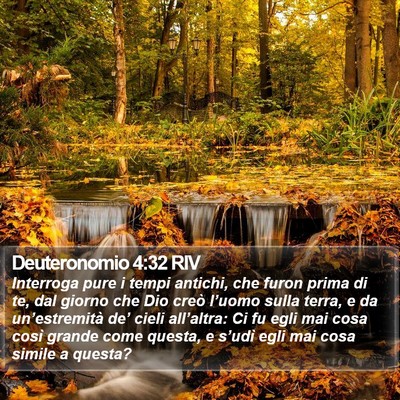 Deuteronomio 4:32 RIV Bible Verse Image