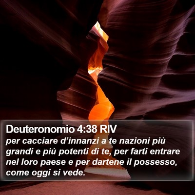 Deuteronomio 4:38 RIV Bible Verse Image