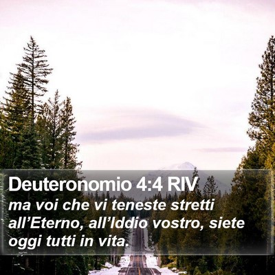 Deuteronomio 4:4 RIV Bible Verse Image