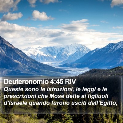 Deuteronomio 4:45 RIV Bible Verse Image