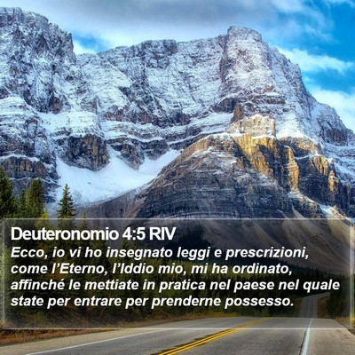 Deuteronomio 4:5 RIV Bible Verse Image