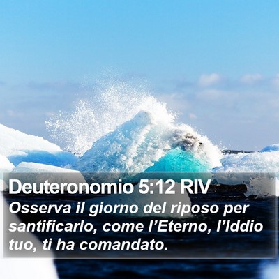 Deuteronomio 5:12 RIV Bible Verse Image