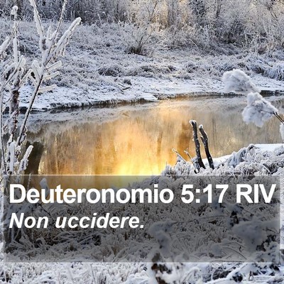 Deuteronomio 5:17 RIV Bible Verse Image