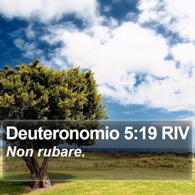 Deuteronomio 5:19 RIV Bible Verse Image