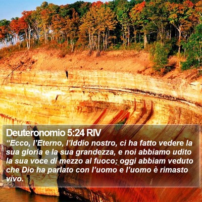 Deuteronomio 5:24 RIV Bible Verse Image