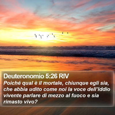 Deuteronomio 5:26 RIV Bible Verse Image
