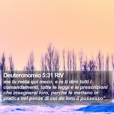 Deuteronomio 5:31 RIV Bible Verse Image