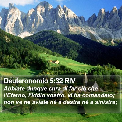 Deuteronomio 5:32 RIV Bible Verse Image