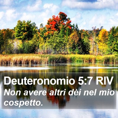Deuteronomio 5:7 RIV Bible Verse Image