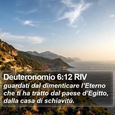 Deuteronomio 6:12 RIV Bible Verse Image