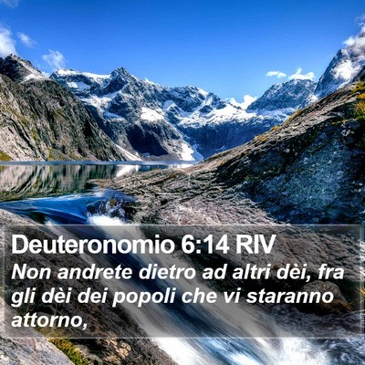 Deuteronomio 6:14 RIV Bible Verse Image