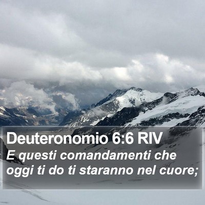 Deuteronomio 6:6 RIV Bible Verse Image