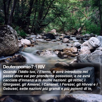 Deuteronomio 7:1 RIV Bible Verse Image