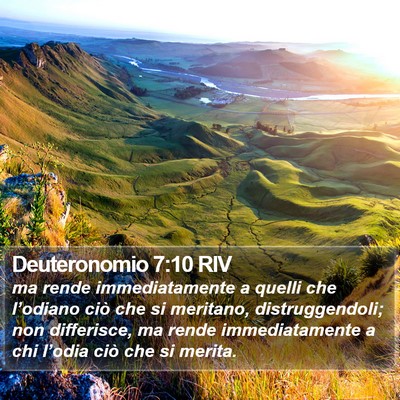 Deuteronomio 7:10 RIV Bible Verse Image