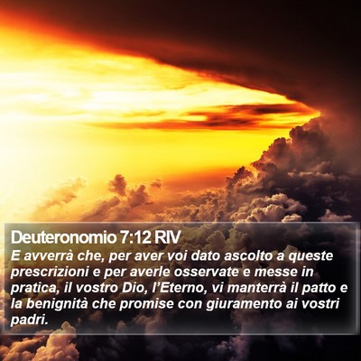 Deuteronomio 7:12 RIV Bible Verse Image