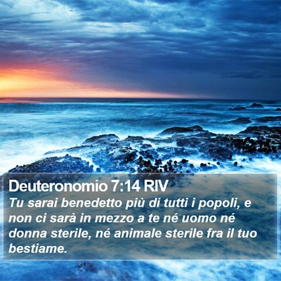 Deuteronomio 7:14 RIV Bible Verse Image
