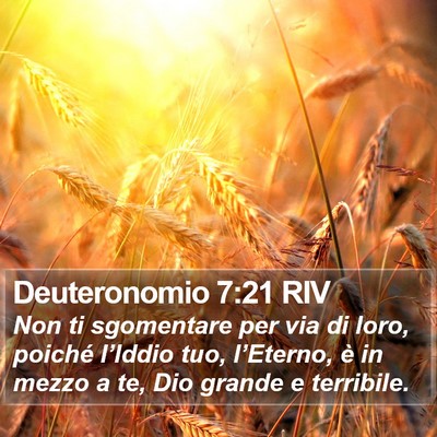 Deuteronomio 7:21 RIV Bible Verse Image