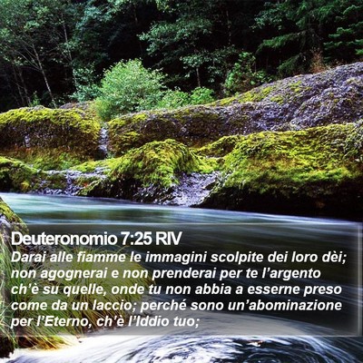 Deuteronomio 7:25 RIV Bible Verse Image