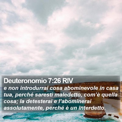 Deuteronomio 7:26 RIV Bible Verse Image