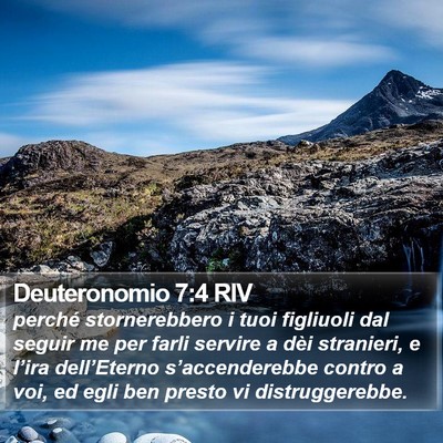 Deuteronomio 7:4 RIV Bible Verse Image